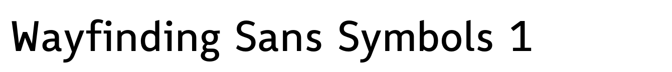 Wayfinding Sans Symbols 1 image